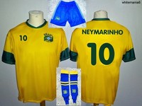 Brasilien Trikot Kinder Grössen Wunschname u Nr möglich z.b. Mike, Reus, Hummels
