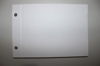 Scrapbooking Album A5 quer geschraubt 25 Blatt Gästebuch Kommunion Hochzeit