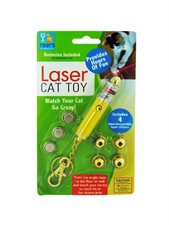 Laser Light Key Chain Toy for Cats ( pack of 20)