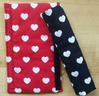 Gurtpolster Gurtschoner Auto Kindersitz Fahrrad diverse Farben Stoff handmade