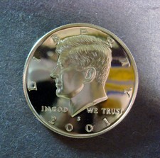 2001-S Gem Proof Kennedy Half Dollar Choice Ultra Cameo "Shipping Discounts