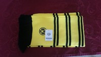 Original Fan Schal BVB Borussia Dortmund Neu Schwarz/Gelb Gestreift