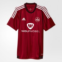 1. FC Nürnberg FCN Club home Trikot rot 2015 2016 Heimtrikot Herren S27098