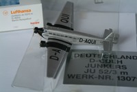 Junkers Flugzeug Modell JU/3 D-AQUI Berlin Tempelhof 1648860 P 019040   