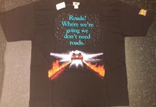 "Back to the Future" T-Shirt X-Large Black