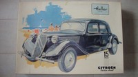 Bausatz/Modellauto/Citroen Traktion Avant/15 SIX/Heller/Maßst. 1:8/im Originalk.