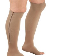 Kompressionsstrümpfe Stützstrümpfe Compression Socken mit Reißverschluss R-039