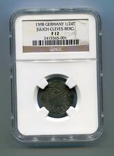 1598 Germany 1/24 T Julich-Cleves Berg F 12 Ngc Genuine Coin