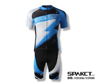 Spakct Radfahren Anzug Kurzarm kurzarme Trikot & kurze Hose-2015 Lightning Rot