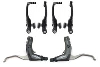 Shimano Deore 590 V-Brake BR-M 590 + Bremshebel BL-M 590 Satz Neu 2013 schwarz