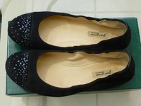 Ballerina Gr. 5 1/2 schwarz - Paul Green - Zustand sehr gut, da nur 1x getragen