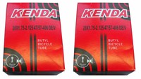 2x Kenda Schlauch Fahrradschlauch 20" DV x 1.75 - 2.125 Blitzventil Dunlopventil