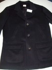 Peter Millar Freeman Wool and Cashmere Blend 3/4 Car Coat NWT Medium $695 Black