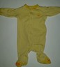 Carter's 3 month yellow duck button sleeper