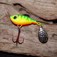Profi Blinker Spinner Jig Barsch Weisfisch Firetiger Zocker Bleikopfspinner 