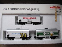 Märklin SoMo  H0 84401 der Steirische Bierwagenzug 3 Bierwagen Neuwertig