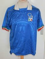 MATCHWORN EM QUALIFIKATION 1995 ITALY ITALIEN NIKE TRIKOT Gr L NO 3 MALDINI