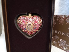   Red Heart - Jay Strongwater Glass Valentine's Day Ornament NIB