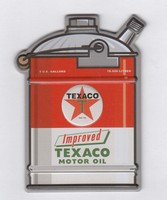 Texaco Oel Kanister USA Retro Gasoline Magnet Magnetschild