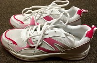 Damen Sportschuhe Gr. 37 Schuhe Freizeitschuhe Sneaker Turnschuhe weiß / pink