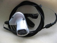 SL-S503 SHIMANO ALFINE 8-Gang Schalthebel Trigger mit Zug/Hülle 2100 mm silber