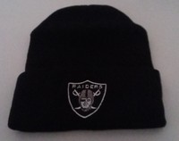NFL Beanie Wollmütze Oakland Raiders Grau oder Schwarz
