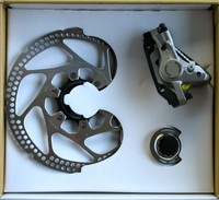 SHIMANO LX BREMSSATTEL hydraulisch mit Bremsscheibe LX Vorderrad BR-M585 