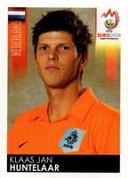 5 x Panini - Fußball EM  2008 - Huntelaar -  Niederlande - ungeklebt