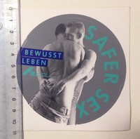 Aufkleber/Sticker: Safer Sex - Deutsche AIDS Hilfe E.V.-Bewusst Leben(020216210)