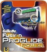 8 Klingen Gillette Fusion Proglide Power 8er NEU & OVP