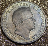 Schwarzburg-Rudolstadt 1/2 Gulden 1841 ,Friedrich Günther 1807-1867,sehr schön