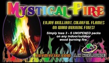 Mystical Fire Colorful Flame Colorant, Pack of 50, Campfire Accessories Bonfire