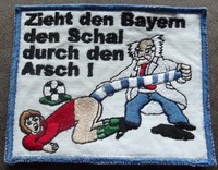 1860 München Aufnäher Anti Bayern Patch Borussia Dortmund Werder Bremen Schalke