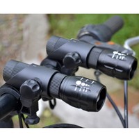 2 X Cree Q5 LED Licht Bike Fahrradlampe Fahrradbeleuchtung Fahrradlicht Schwarz