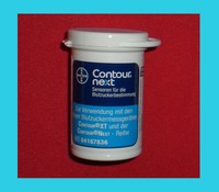 25 Stueck Sensoren - Teststreifen CONTOUR NEXT * FACHHAENDLER Bayer * NEU ^ OVP