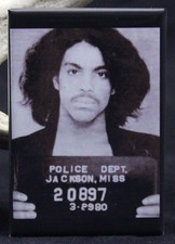 Prince Mugshot 2" X 3" Fridge / Locker Magnet. 