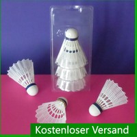 ▬►6 Badmintonbälle € 6,99◄Kopf aus Natur-KORK►perfekter Flug für Spiel im FREIEN