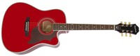 Epiphone FT-350SCE WR  Westerngitarre mit Tonabnehmer mit Min-ETune Wine Red