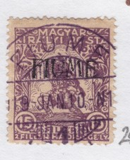 FIUME 1918 15f War Charity OPVT FIUME Fine Used