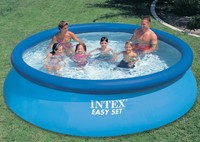 Intex 56410 Easy-Set Schwimmbecken Quick-Up-Pool Swimming Pool 457x91cm