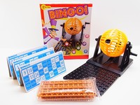 LOT 32300 | Bingo Spiel klein Lottospiel Bingotrommel Bingomühle Zubehör NEU OVP