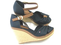 Tommy Hilfiger Sandale Sandalette Wedge Elena dunkelblau Gr.38..WOW Angebot