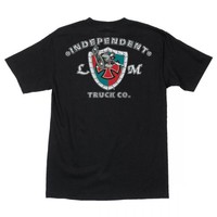 INDEPENDENT LANCE MOUNTAIN SHIELD T-SHIRT BLACK