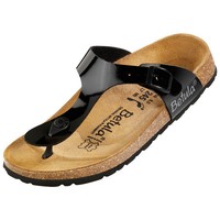 BETULA ROSE BIRKO-FLOR DAMEN ZEHENTRENNER FLIP SANDALE BLACK 583743 WEITE SCHMAL