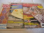 CRAFT LOT OF 3 LADY CIRCLE QUILT PATTERNS MAGAZINES FROM 1991 SET A 20