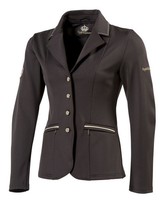 Equi Theme Damen Softshell Turnierjacket SOFT CRISTAL mit Strass braun Gr. 38 