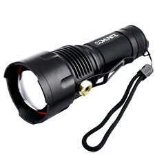 COMUNITE 3000LM CREE XM-L2 U2 LED Zoomable Tactical 26650/AA Flashlight Torch