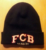 FC Bayern München  - Munich - schwarz-rote Mütze - FCB - Stickerei