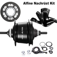 Shimano Alfine 8 Gang Nachrüst Kit SG-S7000 schwarz - Nabenschaltung nachrüsten 