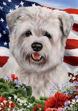 Large Indoor/Outdoor Patriotic I Flag - Glen of Imaal Terrier (Blue) 16214